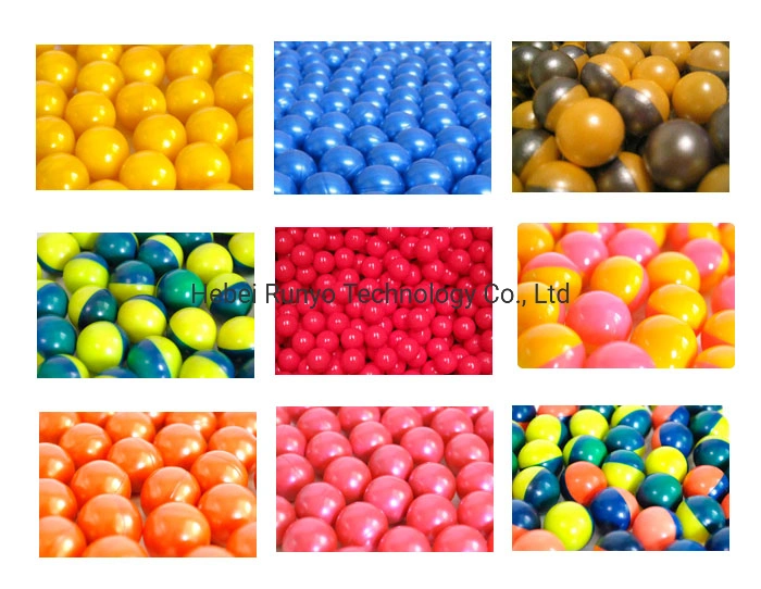Empty Paintball Shells for Hunting Paintable Ball New Gun Shoot Paintball 0.43 Colorful Powder Ball/Pellets Maker