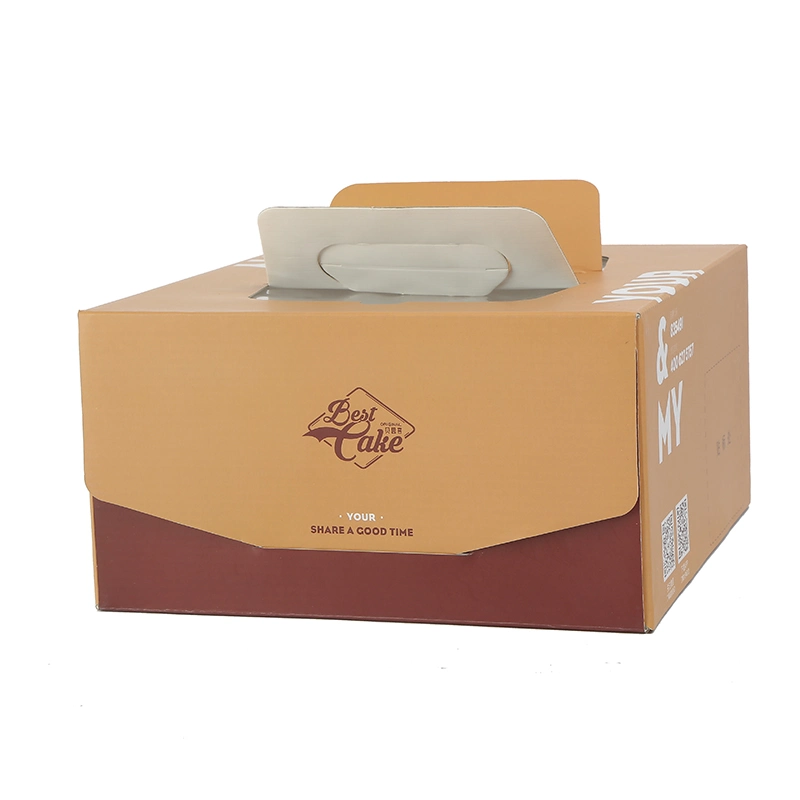 Wholesale Custom Logo Printing Baking Cake Box Packaging Kraft Paper Cake Box Packaging