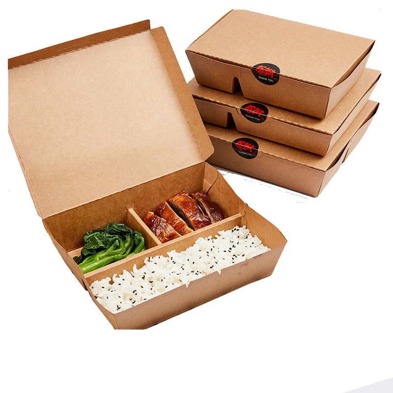 Wholesale Custom Logo Kraft Food Box Baking Food Paper Packaging